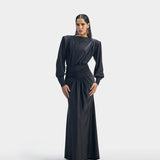 Draped Muse Black