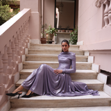 The Reflective Dress In Lilac