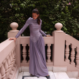 The Reflective Dress In Lilac